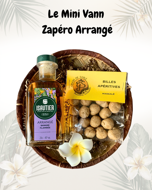 Mini Vann Zapéro Arrangé 🌺 Petit Coffret apéro de la Réunion