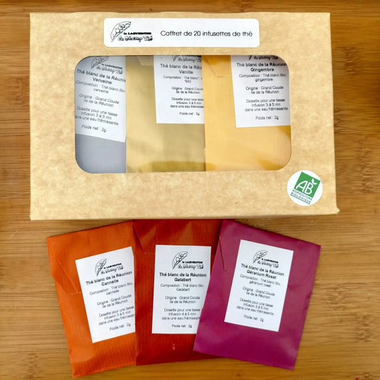 Dosettes individuelles de thé BIO de Grand Coude - ConfiPéi Boutique