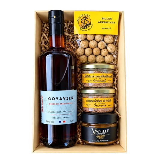 ⭐️ Escale Goyavier | Coffret Prestige avec alcool - ConfiPéi Boutique