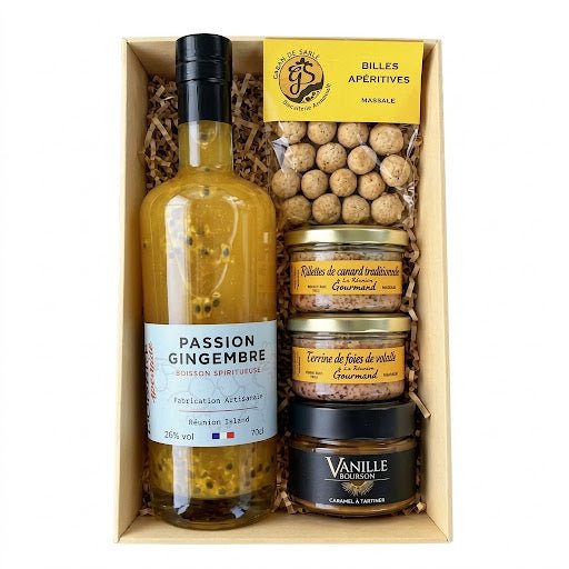 ⭐️ Escale Passion | Coffret Prestige avec alcool - ConfiPéi Boutique