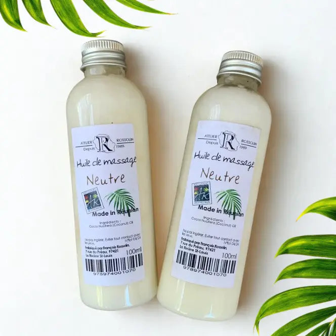 Huile de massage au coco - ConfiPéi Boutique