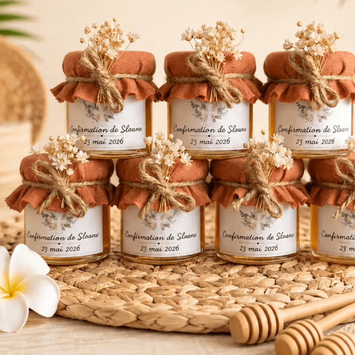 Petit pot de miel personnalisé - ConfiPéi Boutique