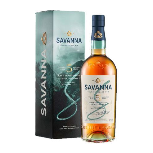 Rhum traditionnel Savanna 5 ans 43% 70cl - ConfiPéi Boutique